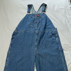 Dickie’s Blue Denim Overalls 44 x 28 - 30